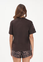 ADIDAS PERFORMANCE T-shirt a manica corta Seasonal Essentials Leopard marrone da donna KE8830 . ADIDAS PERFORMANCE 