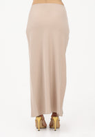AKEP Gonna lunga beige da donna GOKD13172 V1 AKEP 