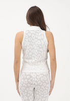 AKEP Top bianco da donna in maglia traforata PLKD13224 V6 AKEP 