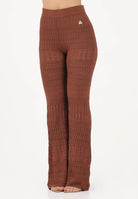 AKEP Pantalone marrone da donna in maglia lavorata PTKD13211 V2 AKEP 