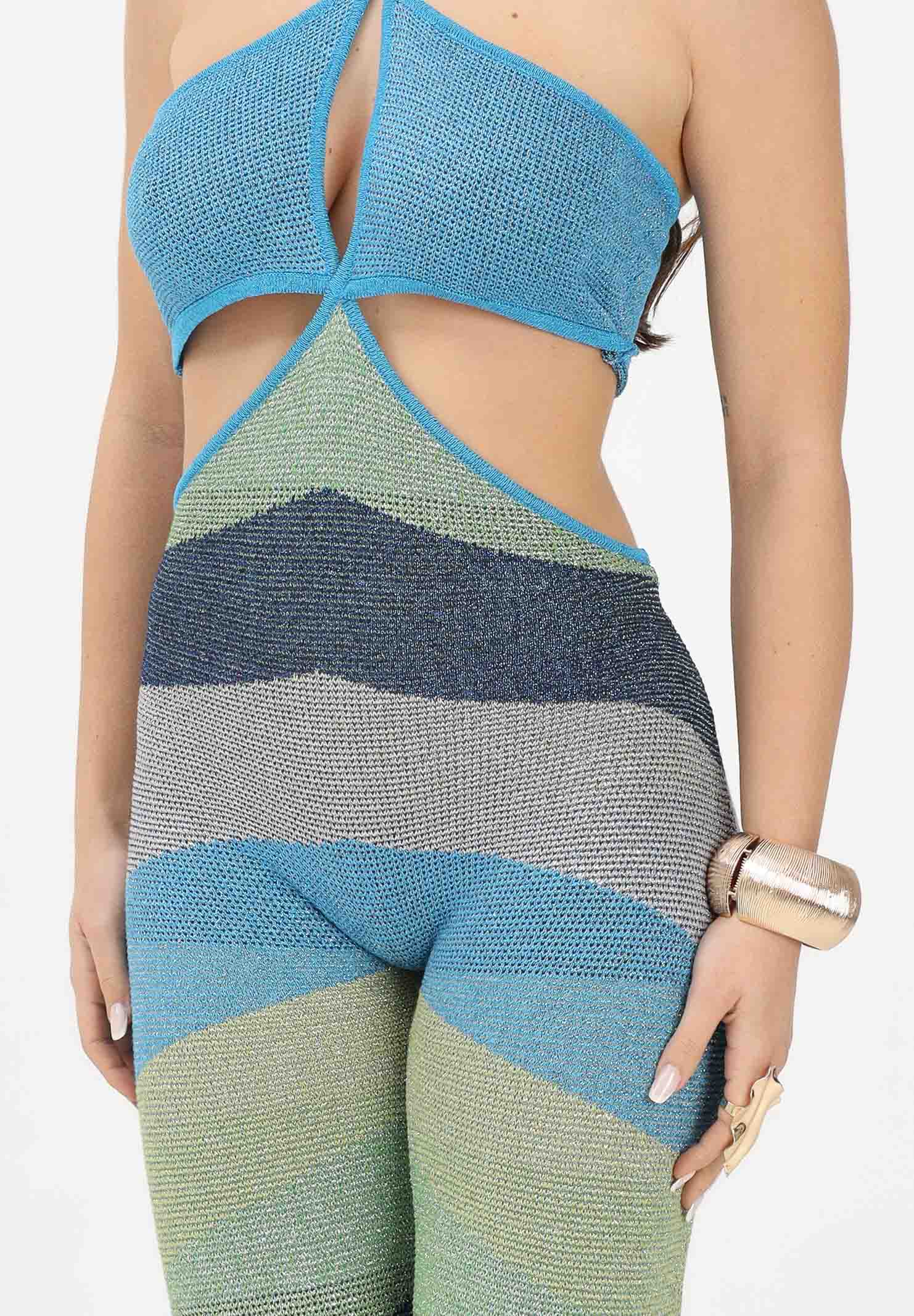 AKEP Tuta multicolore da donna con lavorazione sfumata VSKD13299 V1 AKEP 