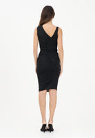 ALMA SANCHEZ Abito midi Alial nero da donna AS26059EL NE ALMA SANCHEZ 