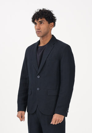 ARMANI EXCHANGE Giacca in lino blu da uomo 8NZG15ZNFNZ 1583 ARMANI EXCHANGE 