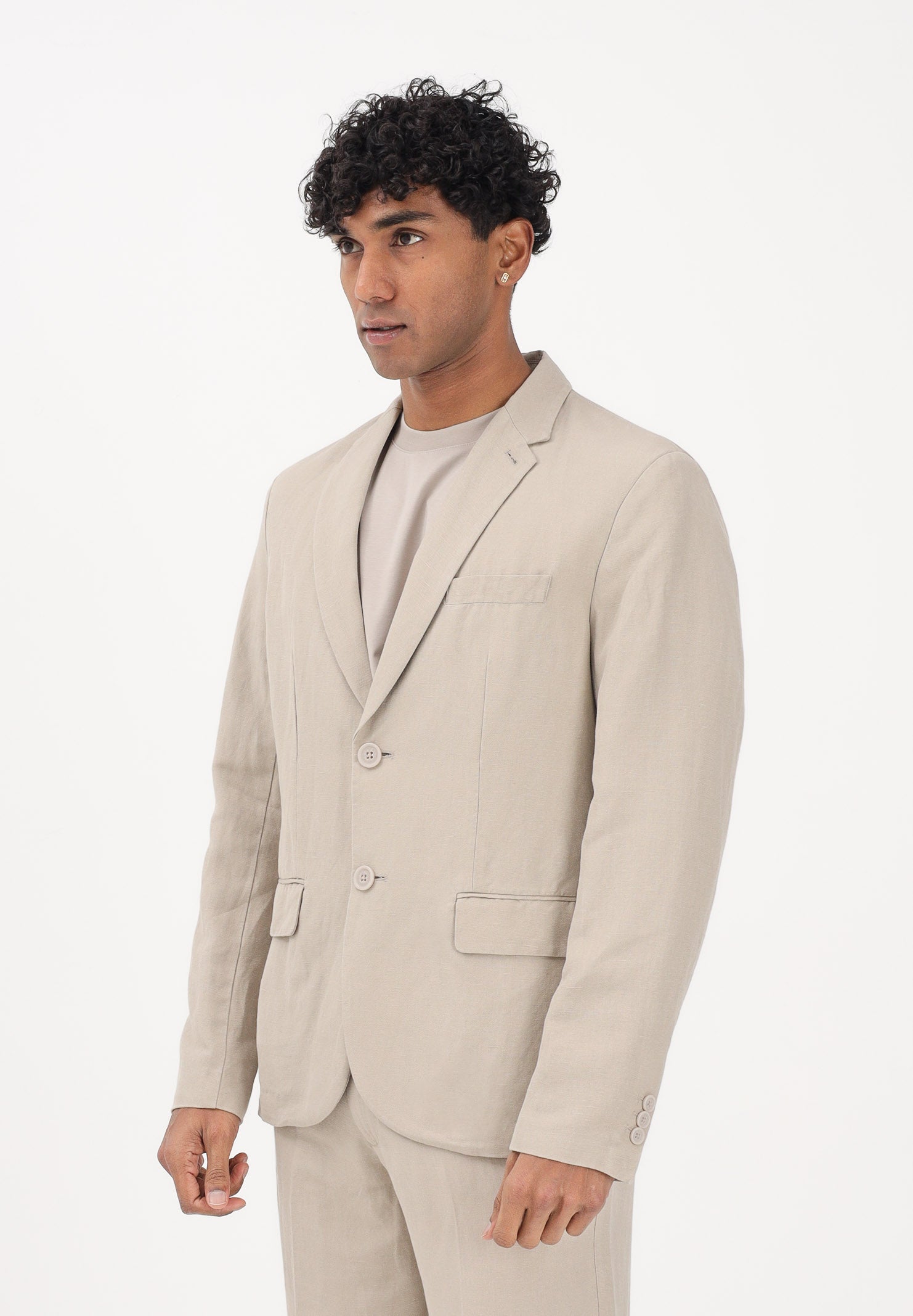 ARMANI EXCHANGE Giacca in lino beige da uomo 8NZG15ZNFNZ 1724 ARMANI EXCHANGE 