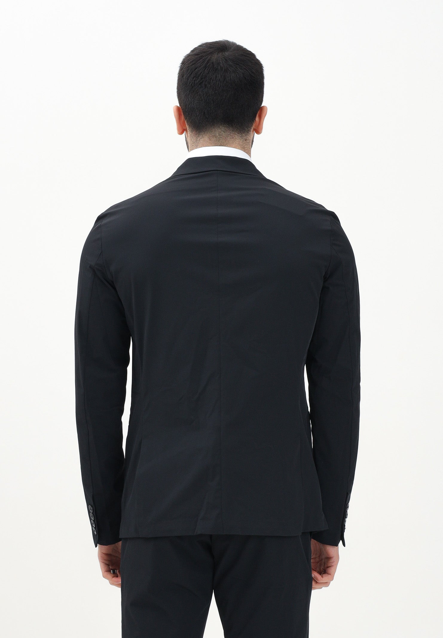ARMANI EXCHANGE Giacca monopetto nera da uomo 8NZG49ZNYZZ 1200 ARMANI EXCHANGE 