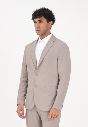 ARMANI EXCHANGE Giacca monopetto beige da uomo 8NZG49ZNYZZ U6107 ARMANI EXCHANGE 