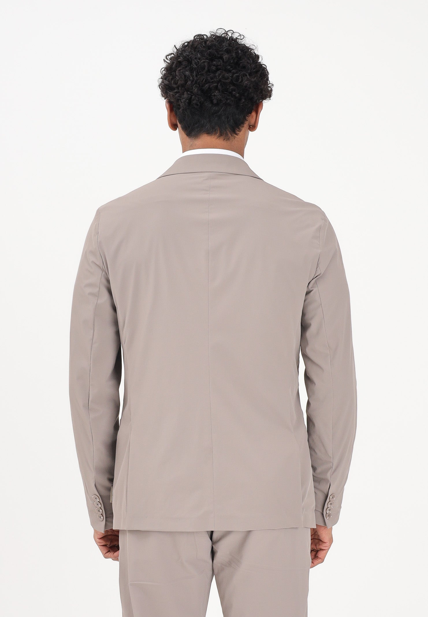 ARMANI EXCHANGE Giacca monopetto beige da uomo 8NZG49ZNYZZ U6107 ARMANI EXCHANGE 