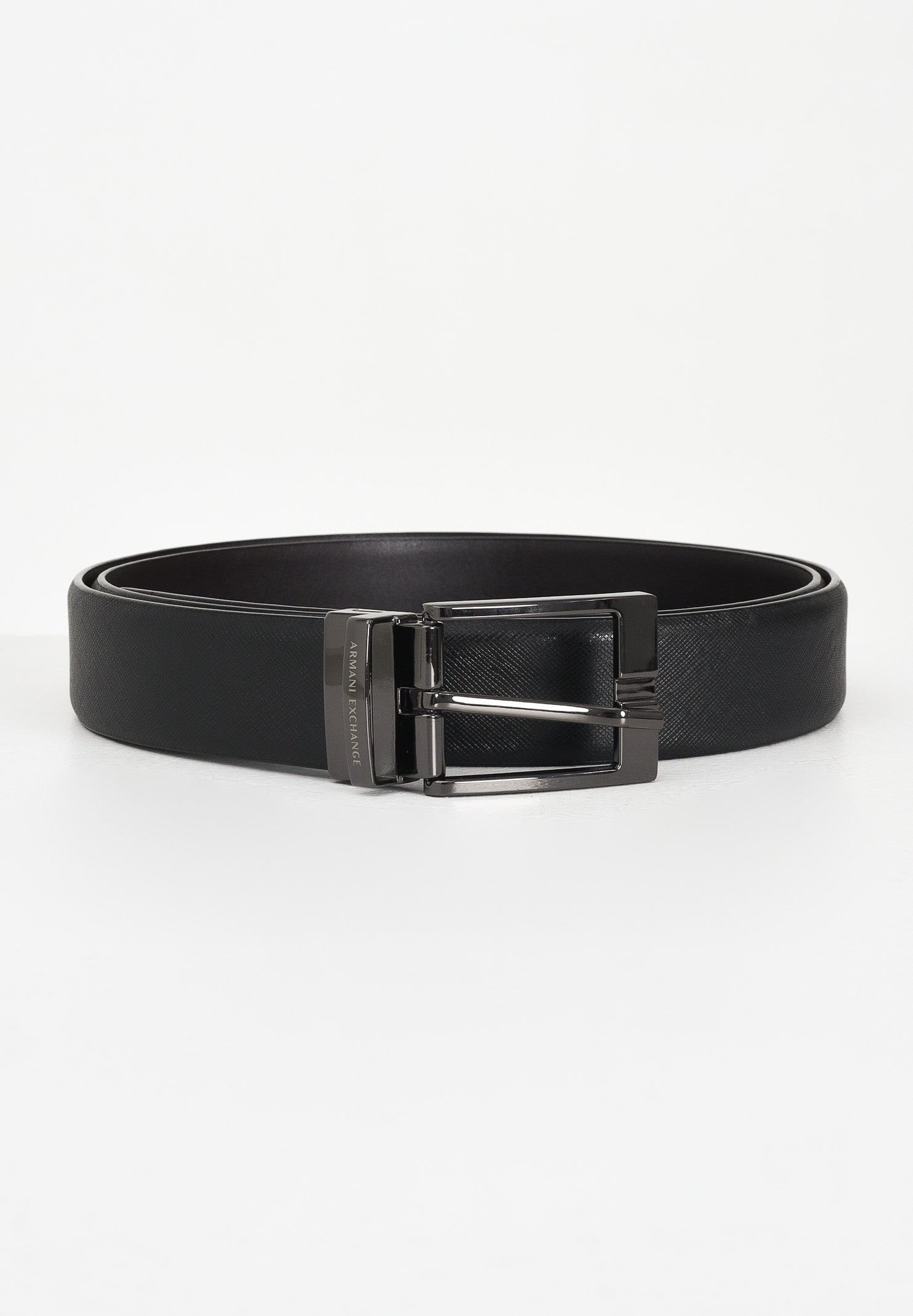 ARMANI EXCHANGE Cinutra reversibile nera e marrone da uomo 951060CC236 54120 ARMANI EXCHANGE 