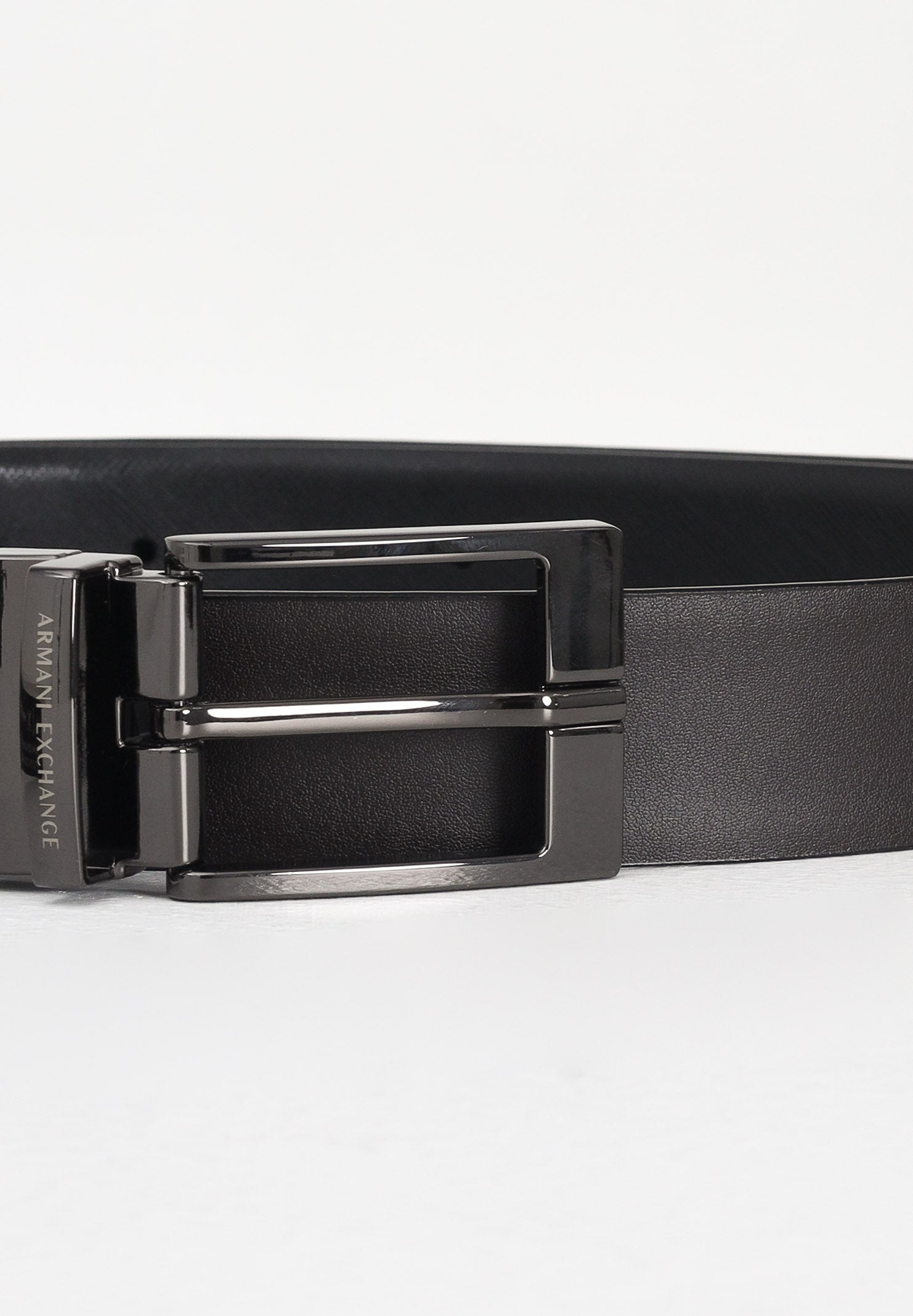 ARMANI EXCHANGE Cinutra reversibile nera e marrone da uomo 951060CC236 54120 ARMANI EXCHANGE 