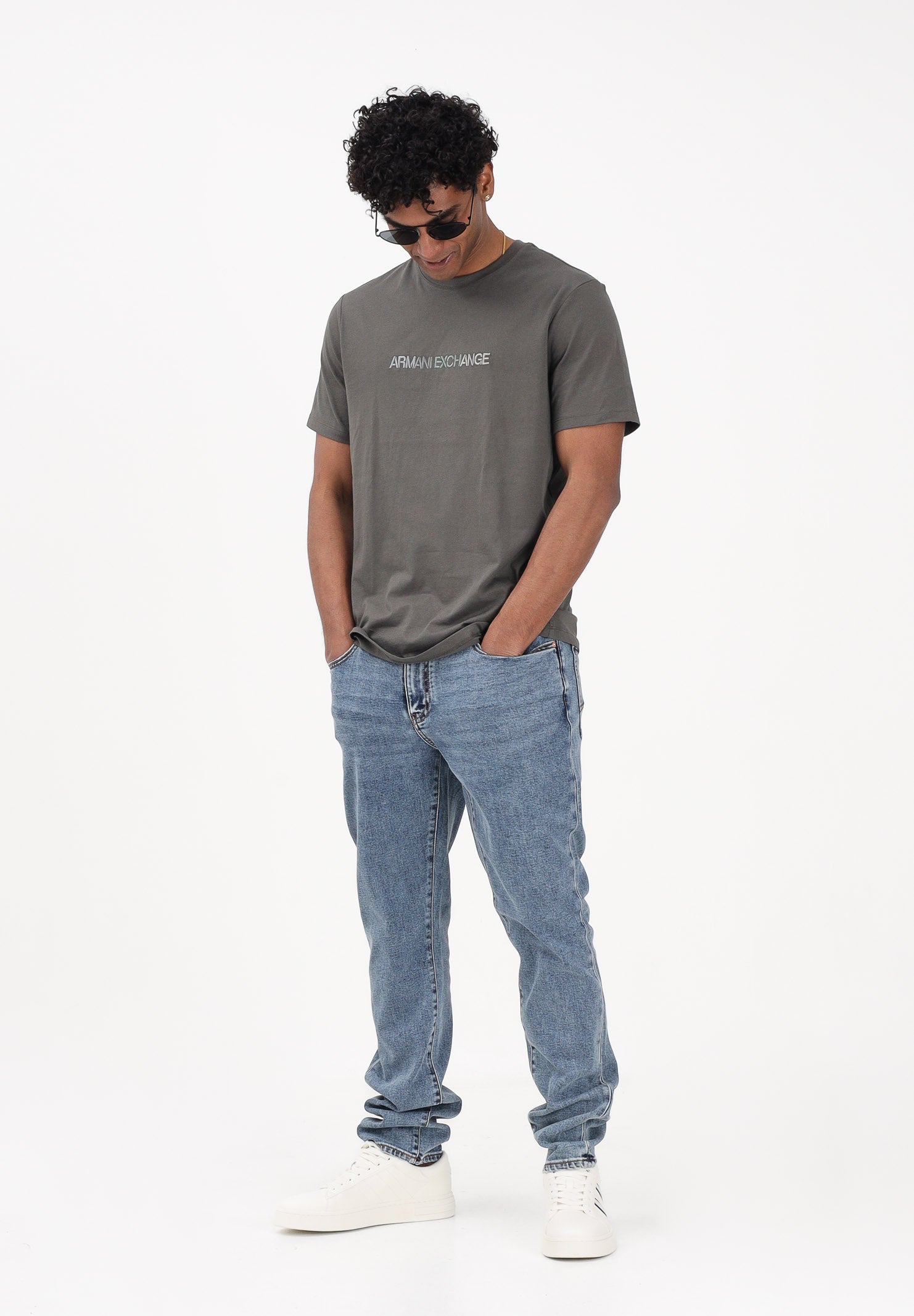 ARMANI EXCHANGE Jeans in denim chiaro da uomo XM000070AF24465 MB001 ARMANI EXCHANGE 