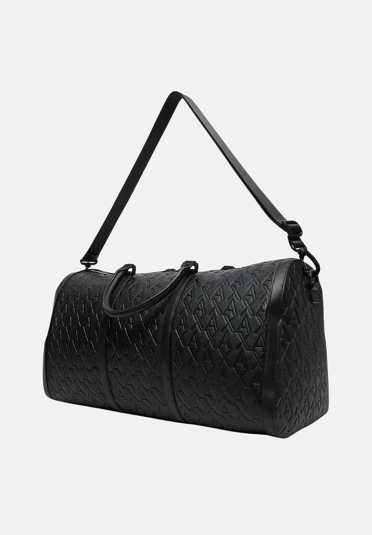 ARMANI EXCHANGE Borsone nero da uomo con logo all-over XM000845AF12133 UC001 ARMANI EXCHANGE 