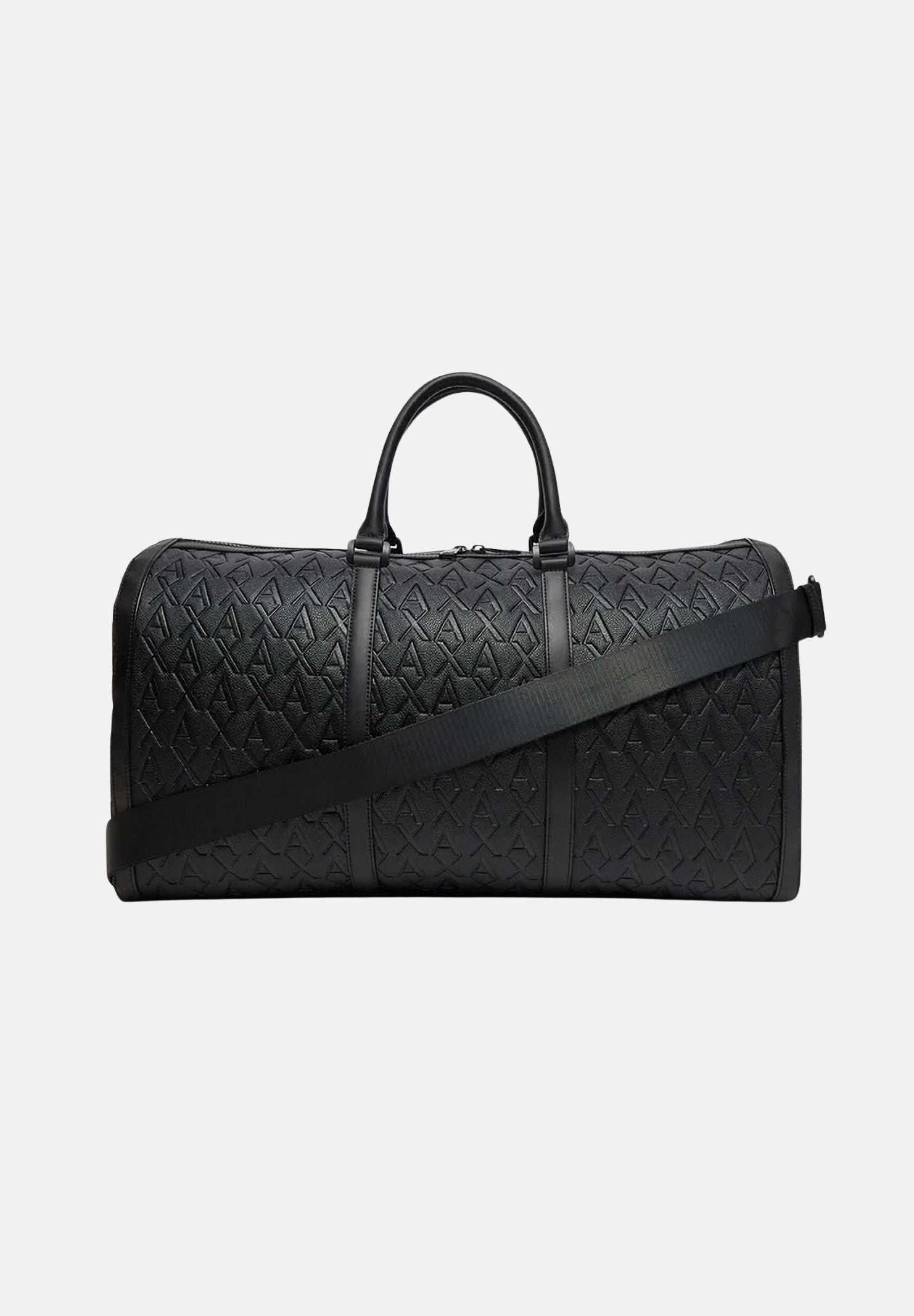 ARMANI EXCHANGE Borsone nero da uomo con logo all-over XM000845AF12133 UC001 ARMANI EXCHANGE 