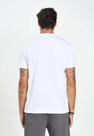 ARMANI EXCHANGE T-shirt a manica corta bianca da uomo con stampa logo XM001281AF10361 U0002 ARMANI EXCHANGE 
