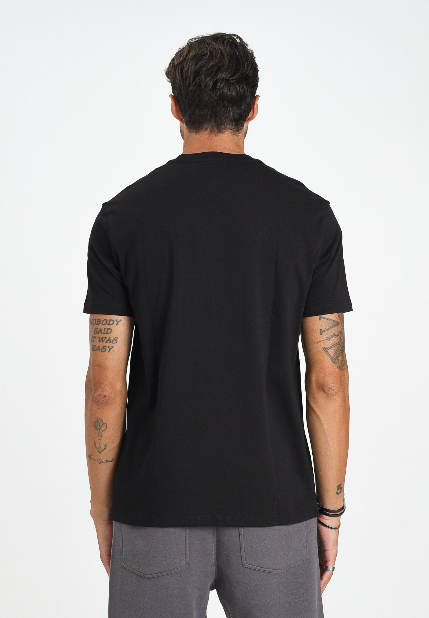 ARMANI EXCHANGE T-shirt a manica corta nera da uomo con logo XM001281AF10361 UC001 ARMANI EXCHANGE 