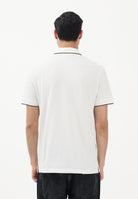 ARMANI EXCHANGE Polo a manica corta bianca da uomo con dettagli in nero XM001285AF10366 U0009 ARMANI EXCHANGE 