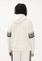 ARMANI EXCHANGE Felpa con cappuccio panna da uomo rifinita da stampa XM002053AF10818 U1074 ARMANI EXCHANGE 