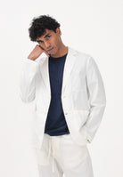 ARMANI EXCHANGE Giacca in lino bianco da uomo XM002073AF11882 U0009 ARMANI EXCHANGE 