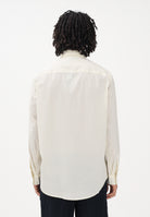 ARMANI EXCHANGE Camicia a manica lunga panna da uomo con stampa sul petto XM002109AF24533 U1074 ARMANI EXCHANGE 