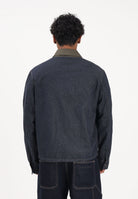 ARMANI EXCHANGE Giubbotto in denim blu da uomo con inserti a contrasto XM002120AF22508 MB001 ARMANI EXCHANGE 