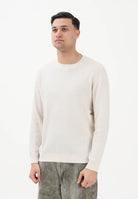 ARMANI EXCHANGE Maglioncino girocollo panna da uomo XM002161AF20139 U1074 ARMANI EXCHANGE 