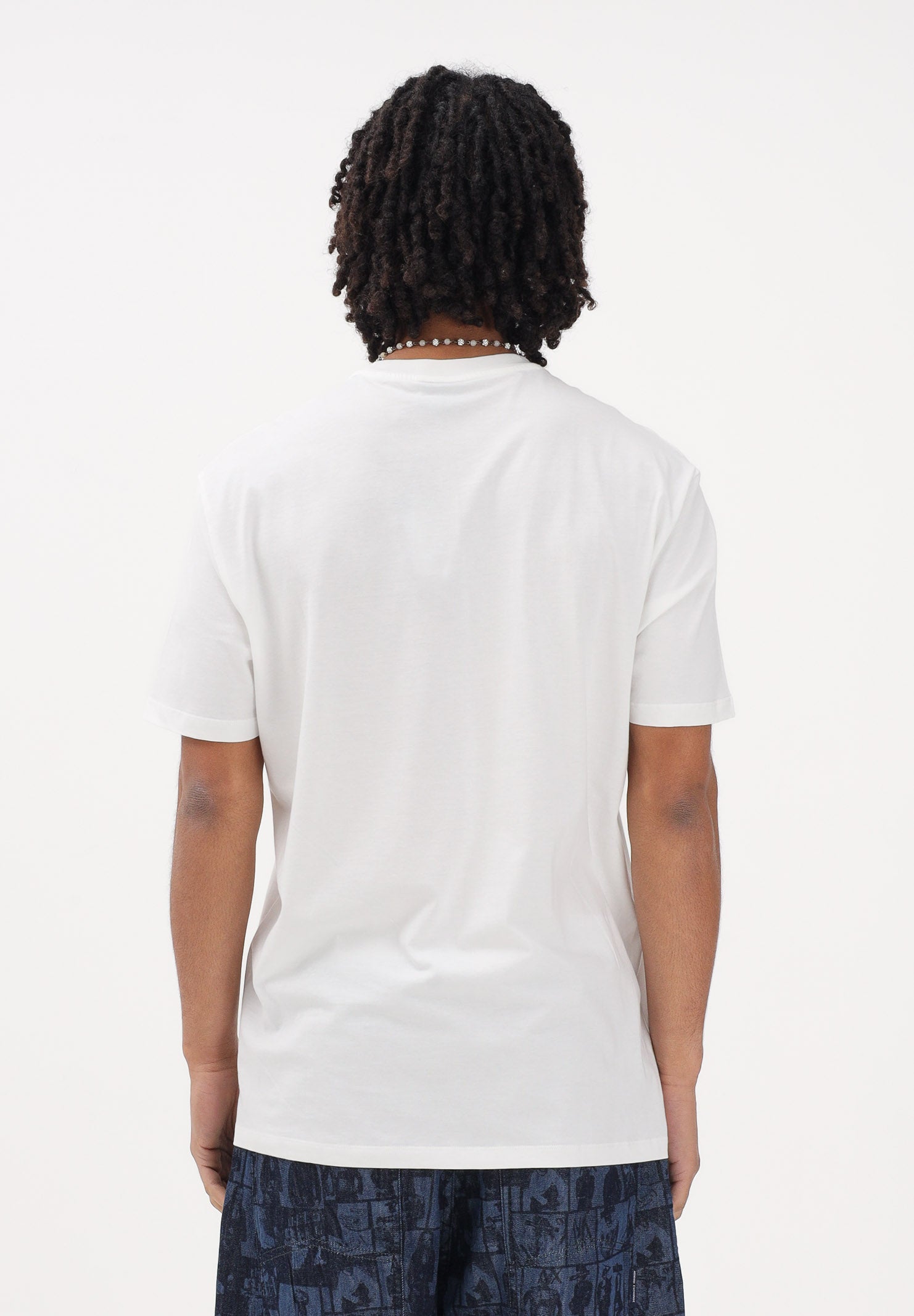 ARMANI EXCHANGE T-shirt a manica corta bianca da uomo con logo XM002178AF12308 U0009 ARMANI EXCHANGE 