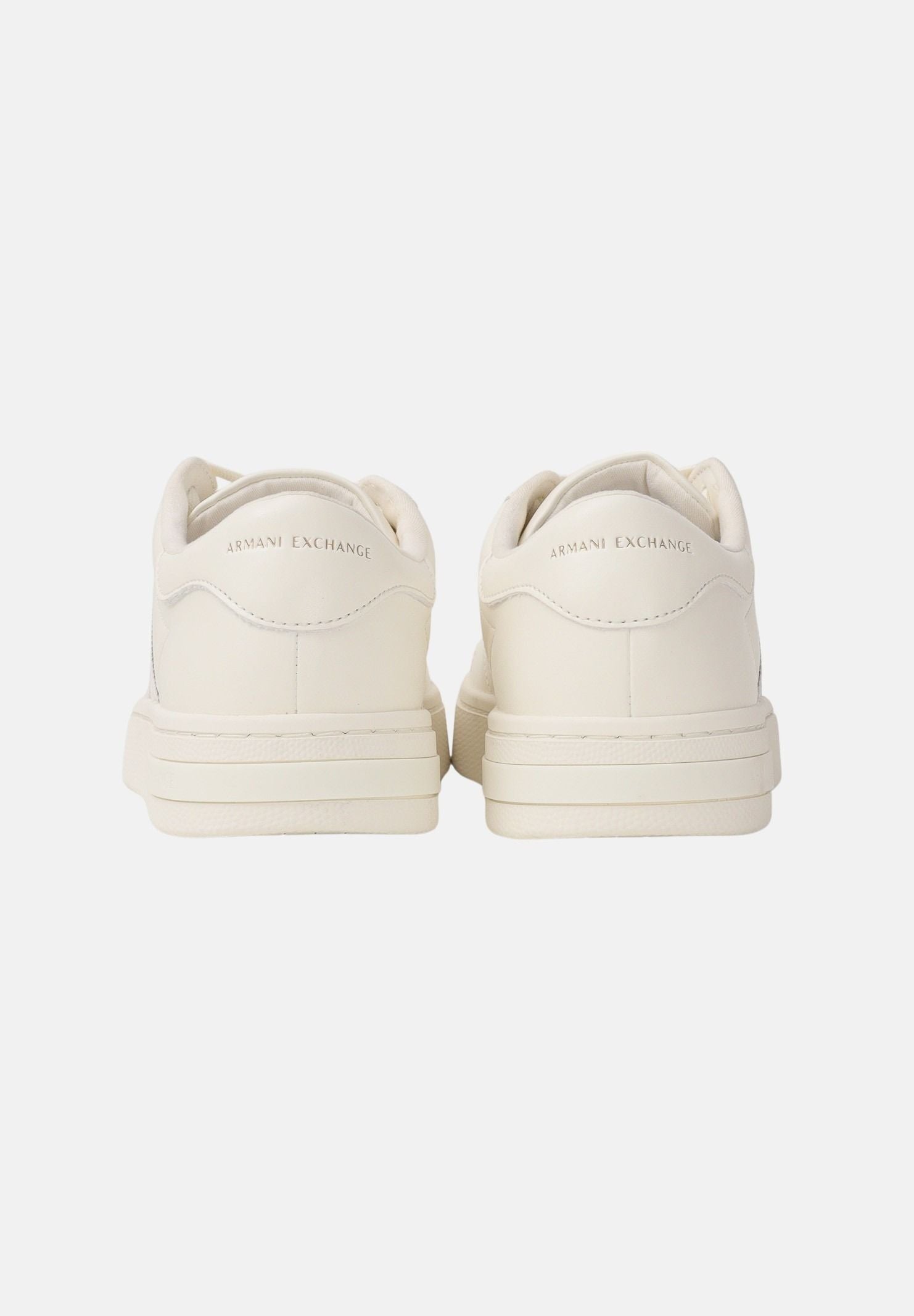 ARMANI EXCHANGE Sneakers panna da uomo con bande laterali e logo XM002198AF21421 M0017 ARMANI EXCHANGE 