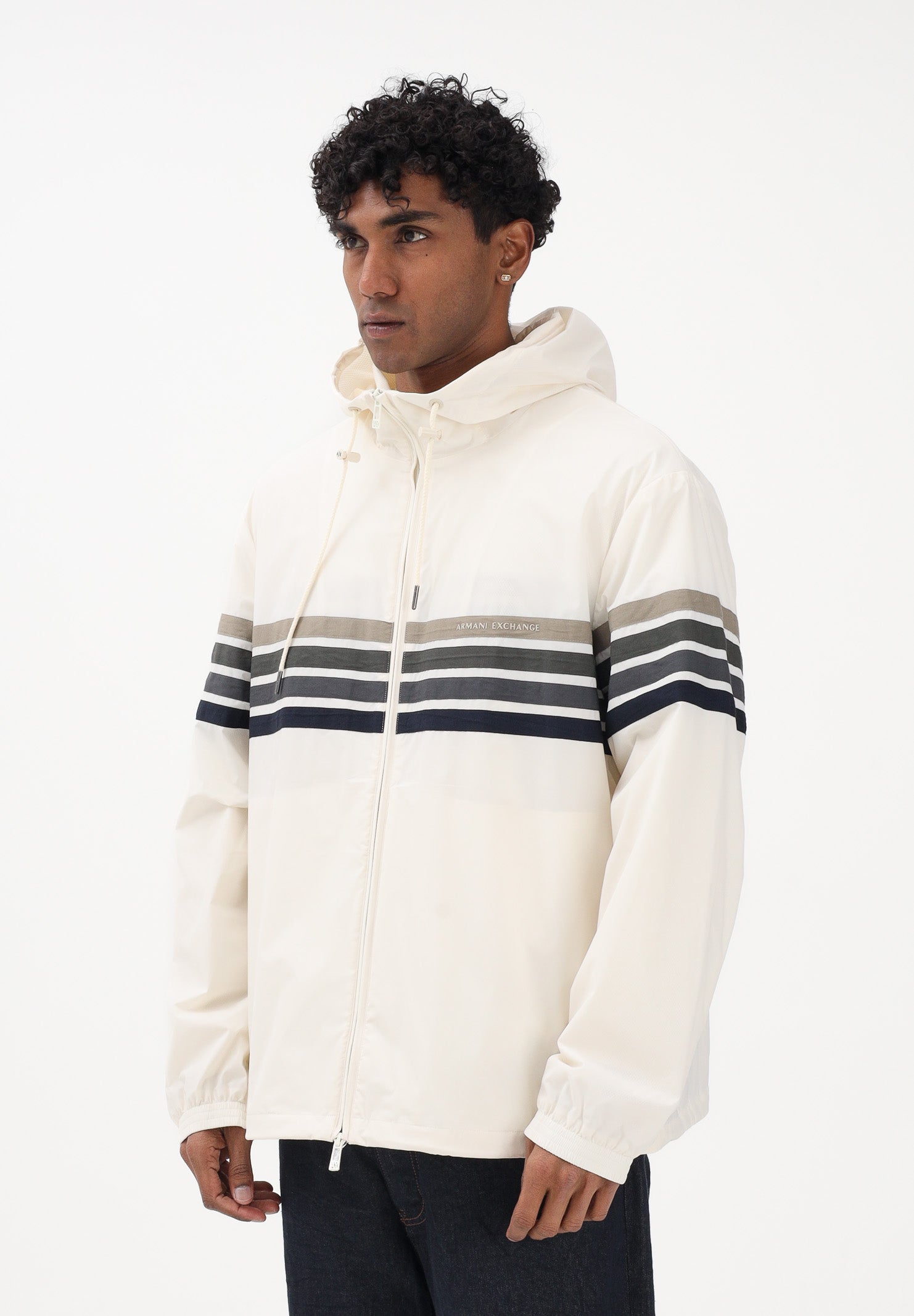 ARMANI EXCHANGE Giacca a vento crema da uomo XM002243AF22544 U1074 ARMANI EXCHANGE 