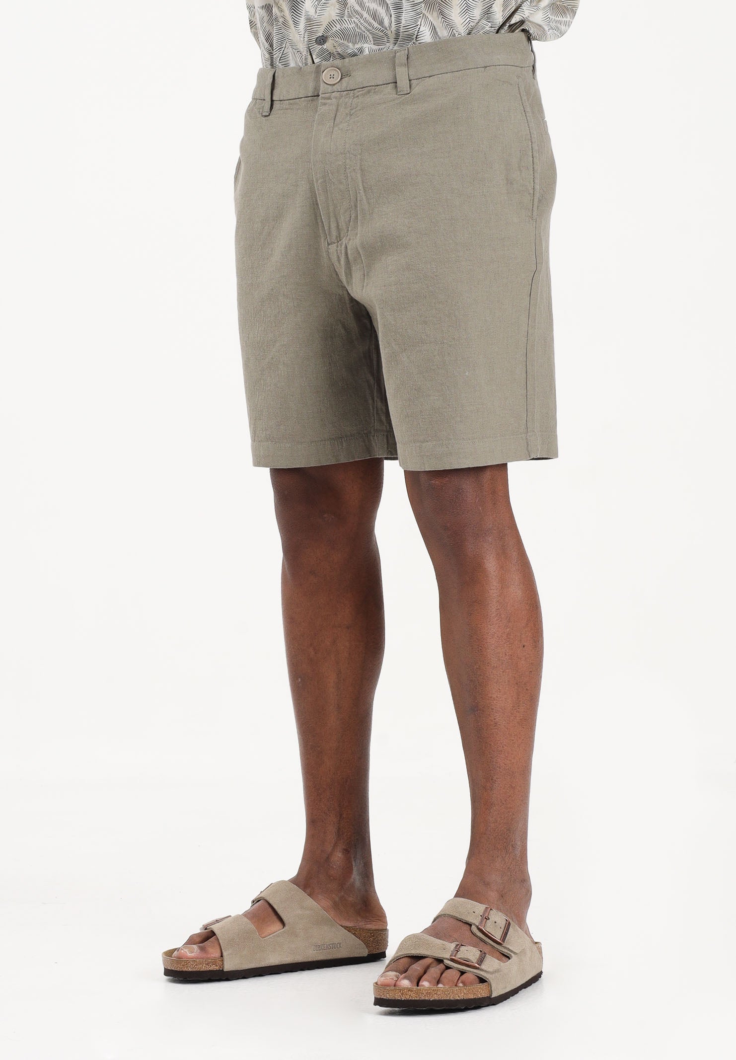 ARMANI EXCHANGE Shorts in lino verde da uomo XM002294AF22842 U6229 ARMANI EXCHANGE 