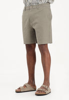 ARMANI EXCHANGE Shorts in lino verde da uomo XM002294AF22842 U6229 ARMANI EXCHANGE 