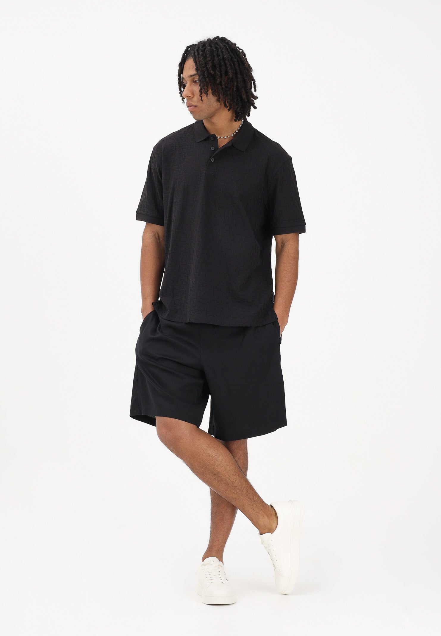 ARMANI EXCHANGE Shorts nero da uomo XM002299AF22715 UC001 ARMANI EXCHANGE 