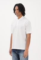 ARMANI EXCHANGE Polo a manica corta bianca da uomo con logo all-over XM002346AF10337 U0009 ARMANI EXCHANGE 
