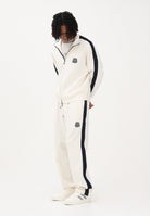 ARMANI EXCHANGE Pantalone sportivo panna da uomo con logo e bande laterali a contrasto XM002368AF13047 U1074 ARMANI EXCHANGE 