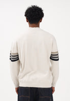 ARMANI EXCHANGE Maglioncino girocollo panna da uomo con bande a contrasto XM002424AF11960 M1302 ARMANI EXCHANGE 