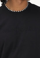 ARMANI EXCHANGE T-shirt a manica corta nera da uomo con logo XM002467AF10356 UC001 ARMANI EXCHANGE 