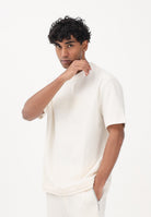 ARMANI EXCHANGE T-shirt a manica corta panna da uomo con logo XM002470AF21869 U1074 ARMANI EXCHANGE 