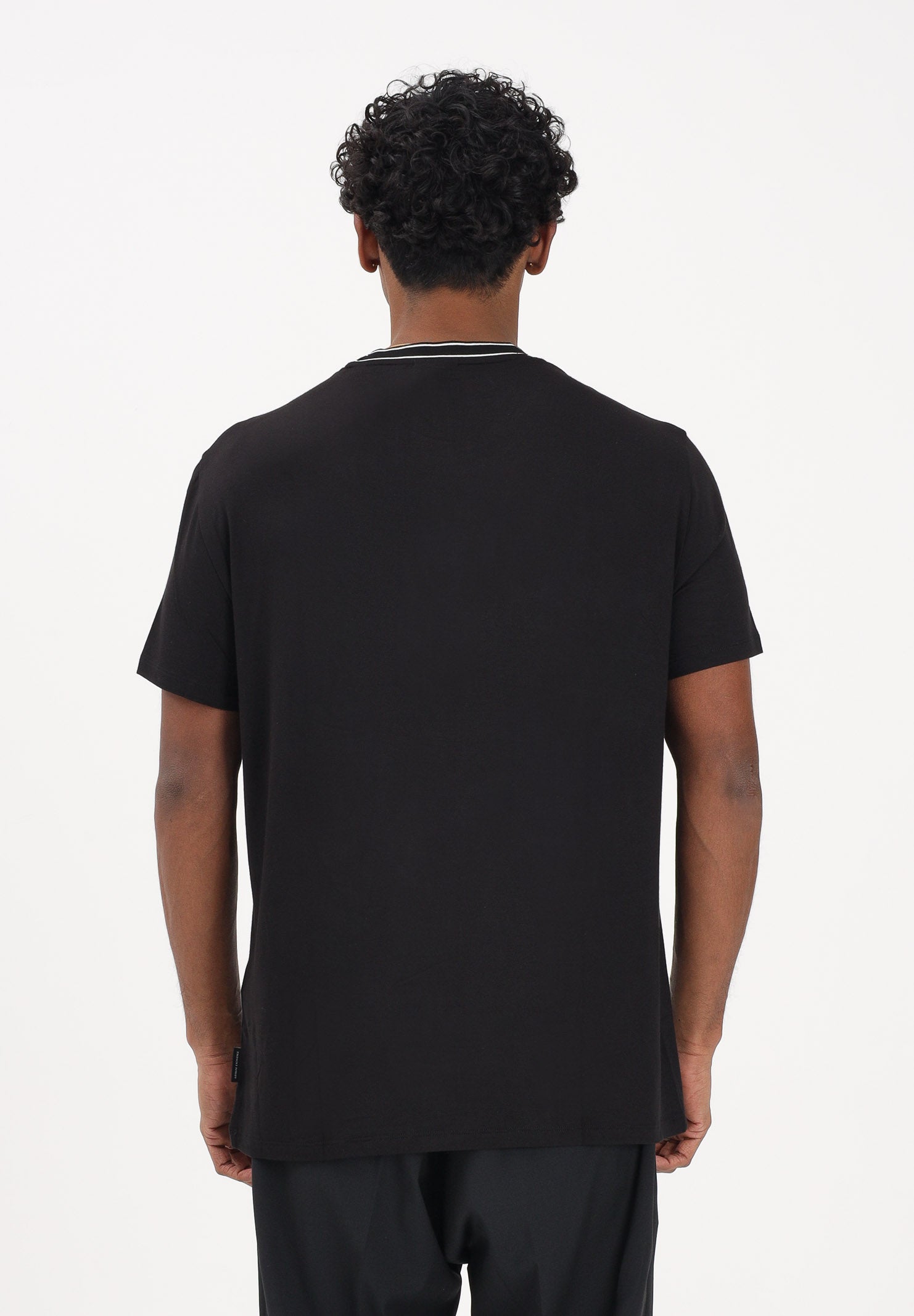 ARMANI EXCHANGE T-shirt a manica corta nera da uomo con logo AX XM002484AF21936 UC001 ARMANI EXCHANGE 