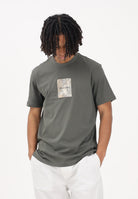 ARMANI EXCHANGE T-shirt a manica corta verde militare da uomo con stampa XM002501AF10356 U8144 ARMANI EXCHANGE 