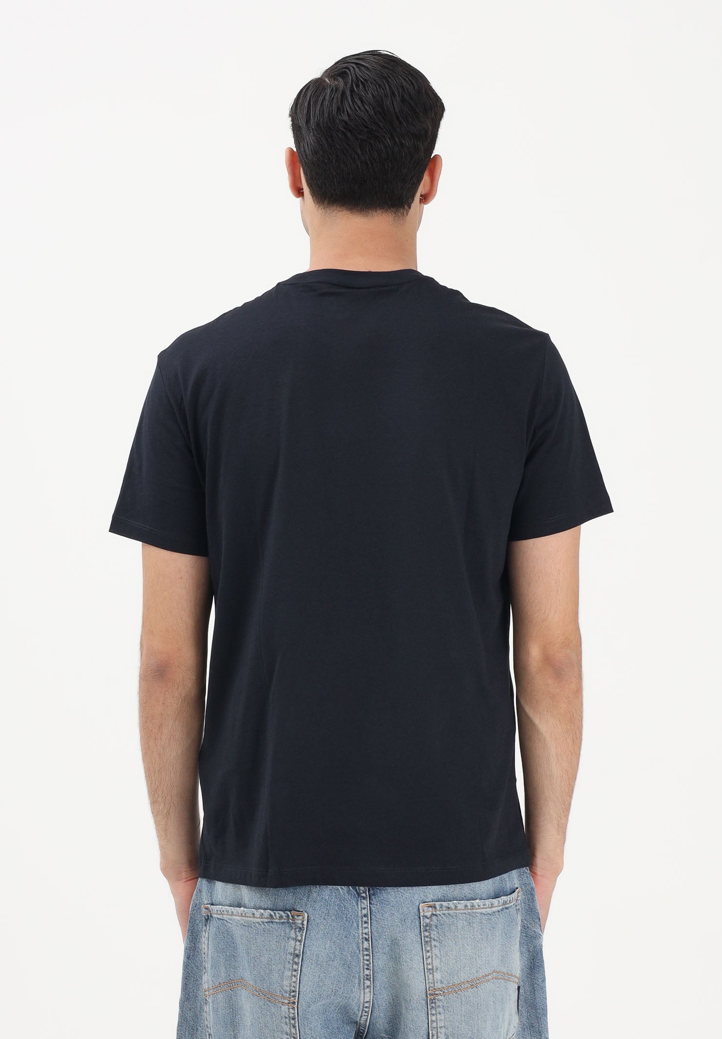 ARMANI EXCHANGE T-shirt a manica corta blu da uomo con logo XM002785AF10358 UB101 ARMANI EXCHANGE 