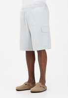 ARMANI EXCHANGE Shorts cargo bianco e celeste da uomo con righe sottili XM002810AF22638 FB380 ARMANI EXCHANGE 