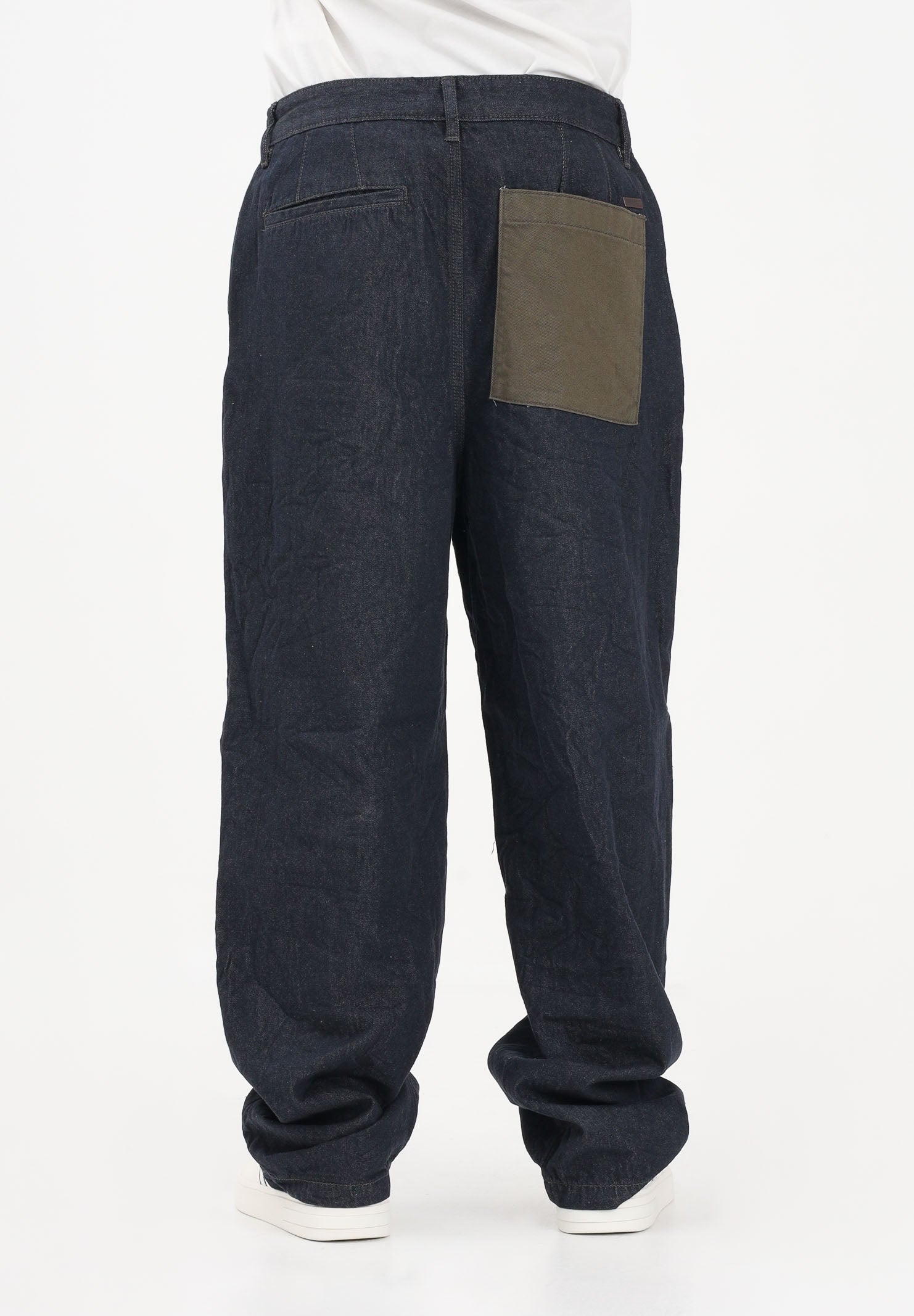 ARMANI EXCHANGE Jeans in denim blu da uomo con tasca a contrasto XM002882AF22508 MB001 ARMANI EXCHANGE 