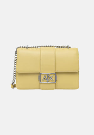 ARMANI EXCHANGE Borsa a tracolla gialla da donna con logo XW000070AF12039 U2149 ARMANI EXCHANGE 