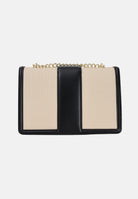 ARMANI EXCHANGE Borsa a tracolla beige e nera da donna con fibbia logo XW000070AF22570 MC479 ARMANI EXCHANGE 
