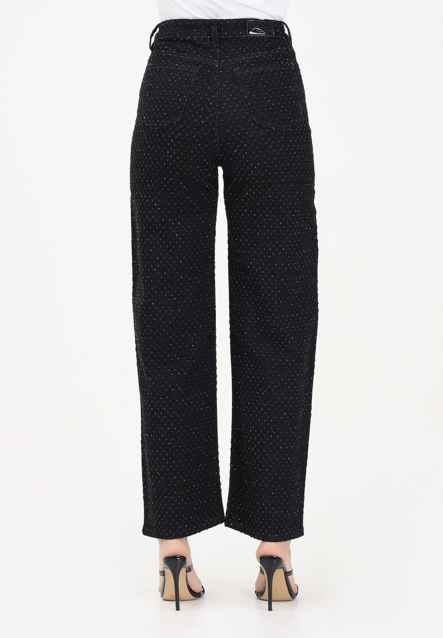 ARMANI EXCHANGE Jeans in denim nero da donna con micro strass XW000100AF18855 MC329 ARMANI EXCHANGE 
