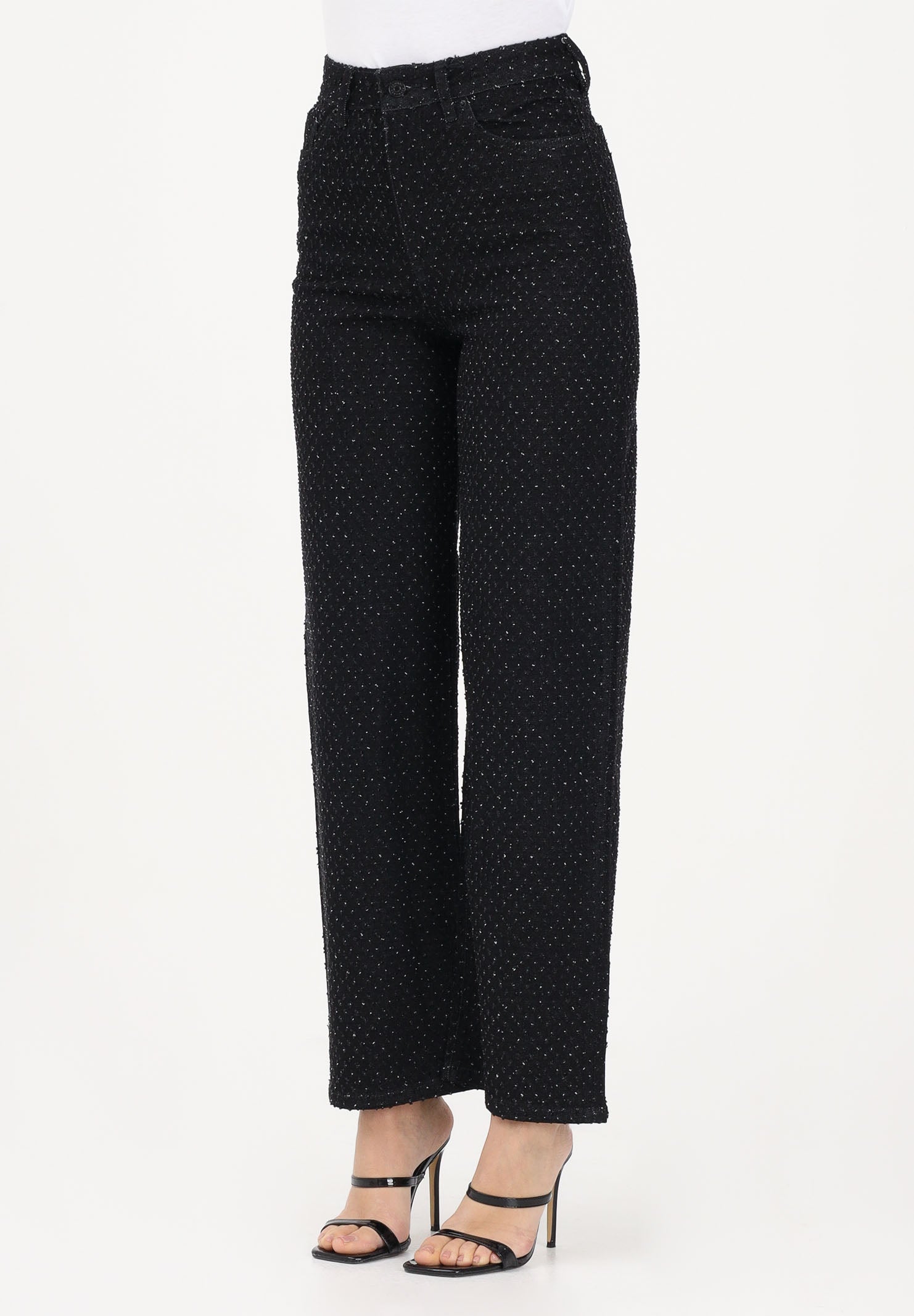 ARMANI EXCHANGE Jeans in denim nero da donna con micro strass XW000100AF18855 MC329 ARMANI EXCHANGE 