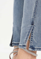 ARMANI EXCHENGE Jeans in denim medio da donna con spacchetto sul fondo XW000125AF21355 MB001 ARMANI EXCHANGE 
