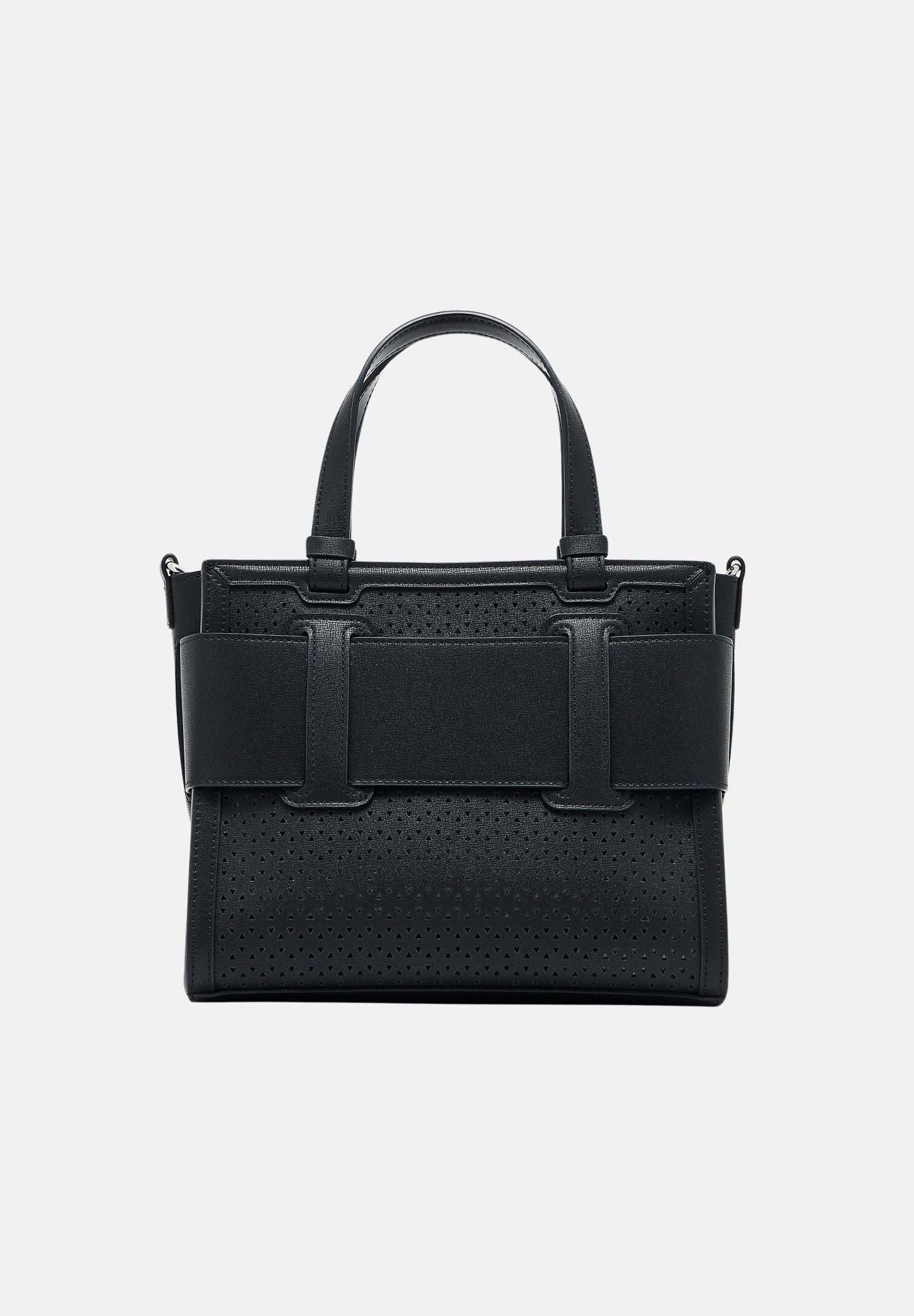 ARMANI EXCHANGE Borsa a mano nera da donna con fibbia logo XW000392AF22626 UC001 ARMANI EXCHANGE 