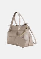 ARMANI EXCHANGE Borsa a mano beige da donna con logo A|X XW001211AF22645 U6119 ARMANI EXCHANGE 