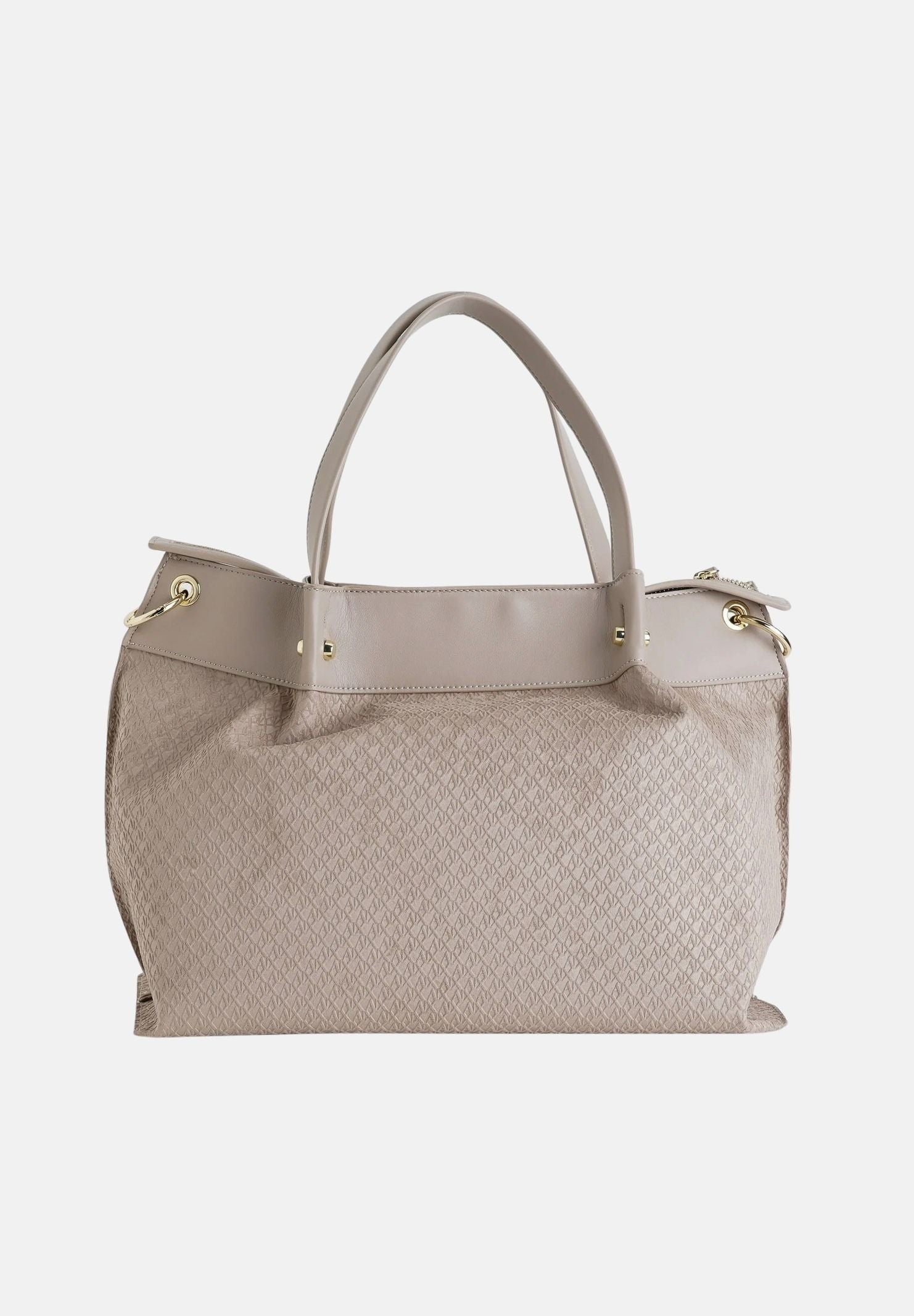 ARMANI EXCHANGE Borsa a mano beige da donna con logo A|X XW001211AF22645 U6119 ARMANI EXCHANGE 
