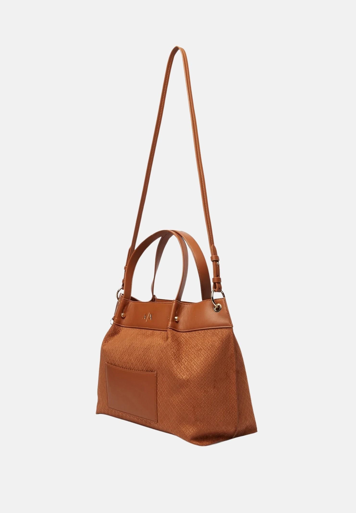 ARMANI EXCHANGE Borsa a mano cuoio da donna con logo A|X XW001211AF22645 U6223 ARMANI EXCHANGE 