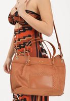 ARMANI EXCHANGE Borsa a mano cuoio da donna con logo A|X XW001211AF22645 U6223 ARMANI EXCHANGE 